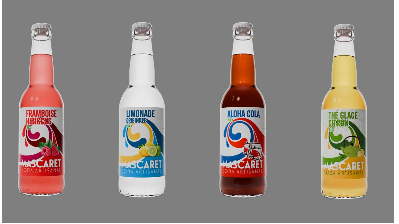 Les nouvelles étiquettes de la collection Mascaret Sodas